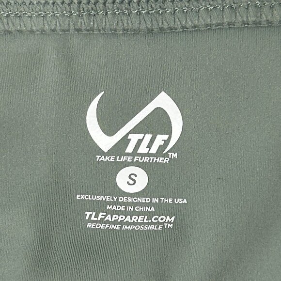 TLF Take Life Further Sports Bra Sage Green Small Pullover Adjustable Straps - Picture 3 of 8